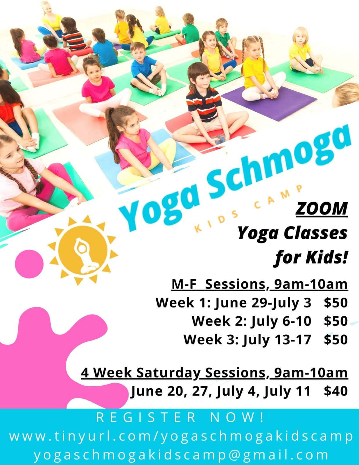 Yoga Schmoga: ZOOM Yoga Classes for Kids! - Pilgrimage of the